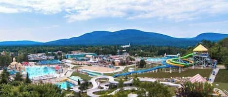 Piscina externa, piscina aquecida