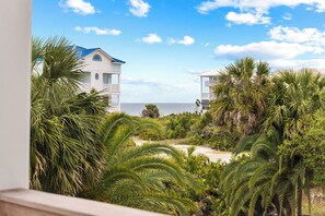 Property grounds - Shell Yea: 5 Bedroom Beach View Home in the Plantation- Sleeps 10, Private Pool (St. George Island)