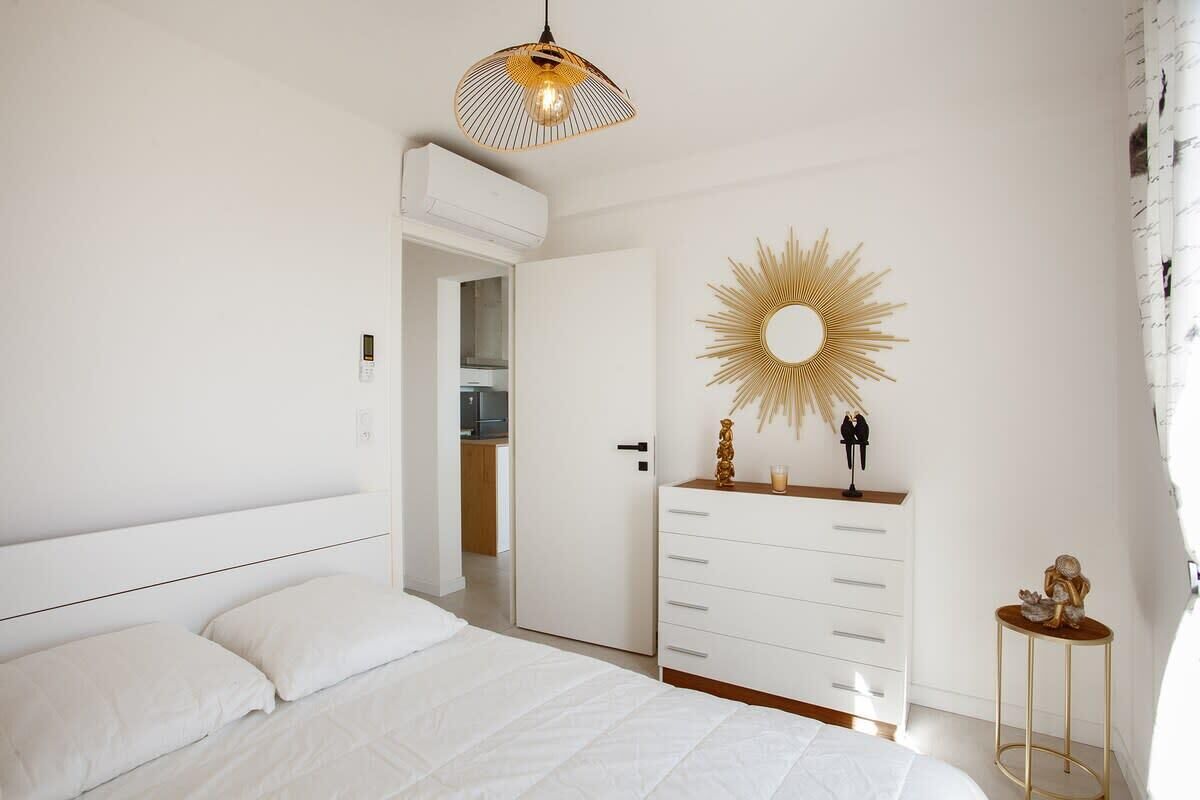 1 多间卧室、熨斗/熨衣板、WiFi、床单