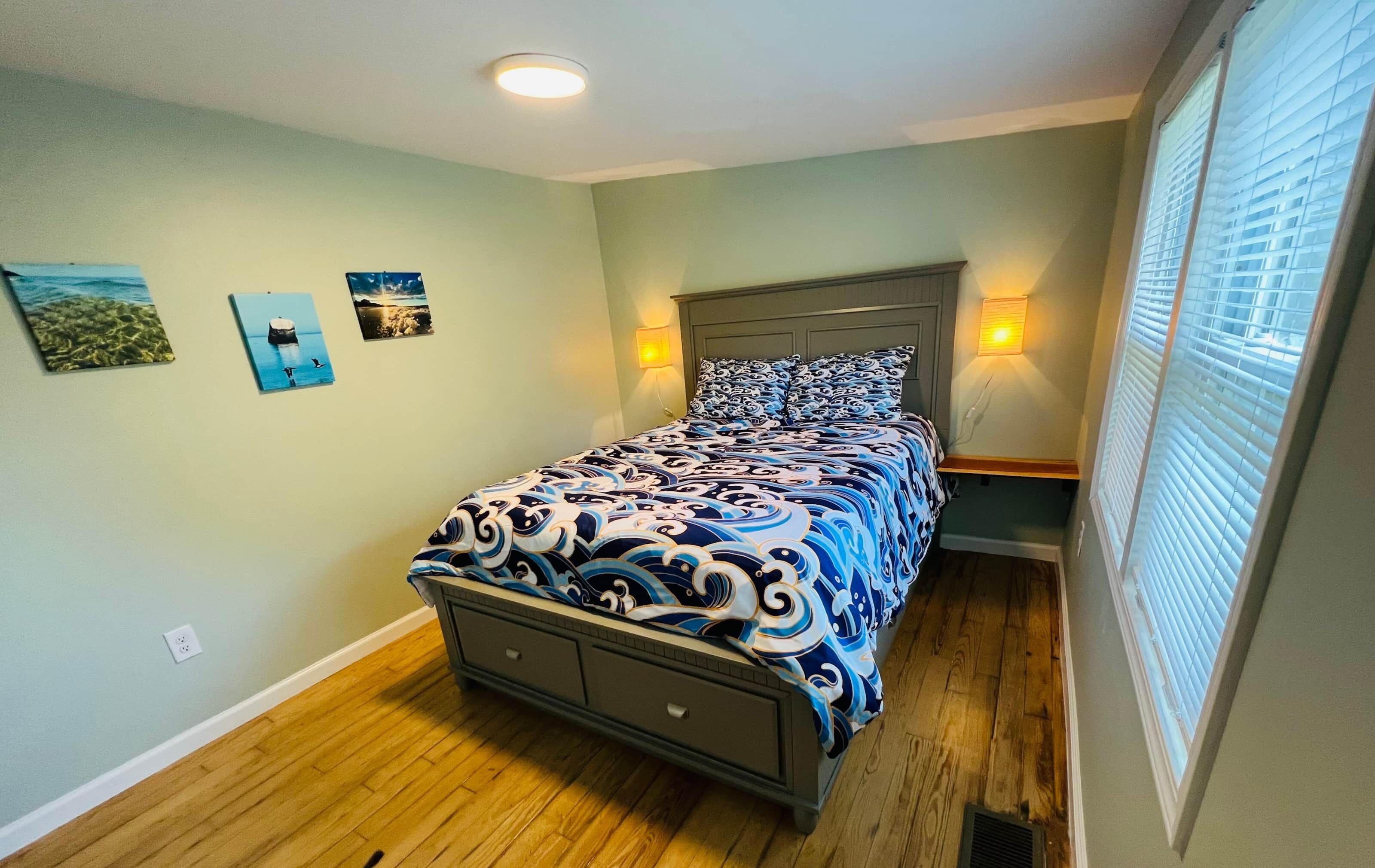 4 bedrooms, iron/ironing board, travel cot, WiFi