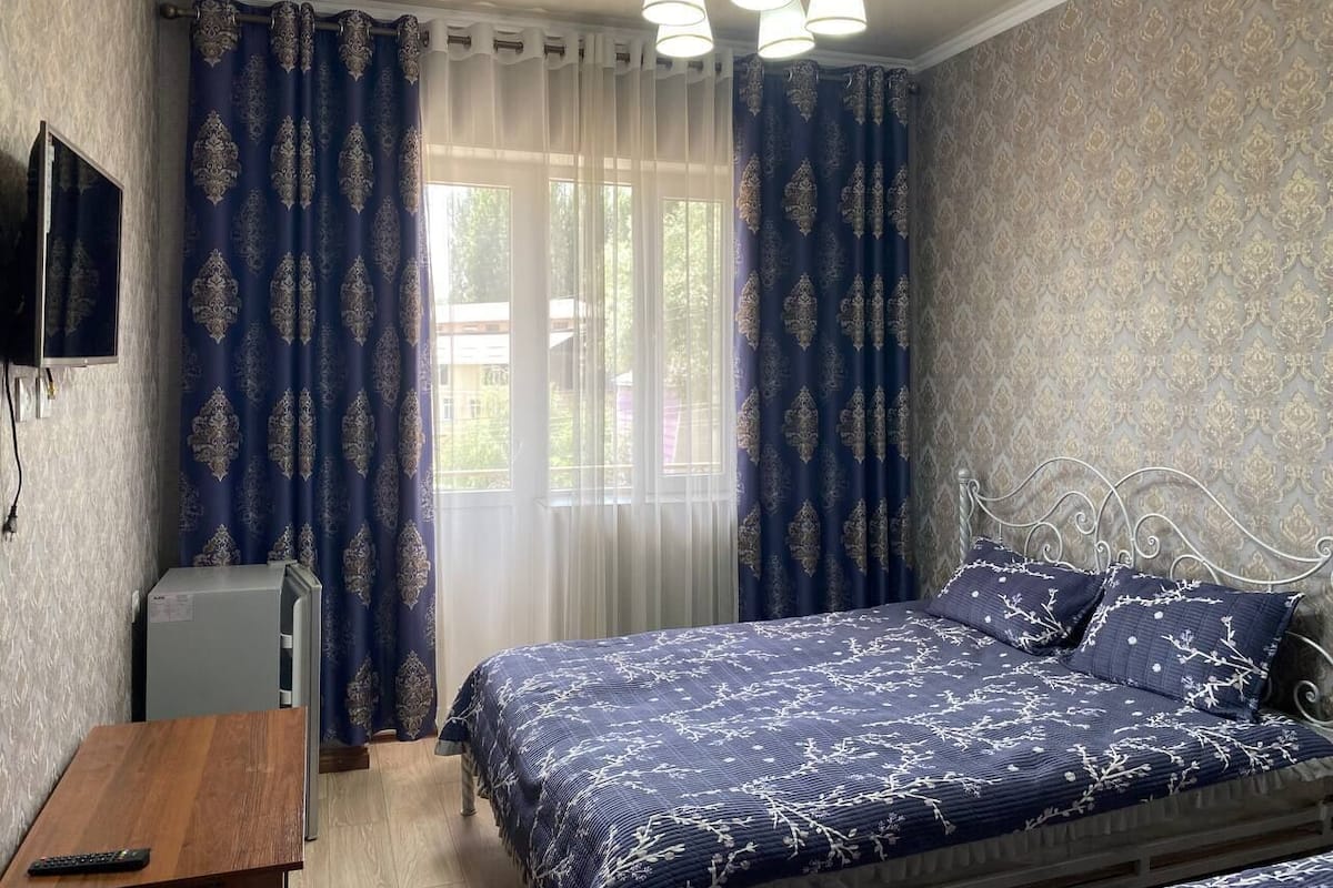 Deluxe-værelse med dobbeltseng eller 2 enkeltsenge | Lydisolering