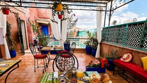 Breakfast meal - Riad Bianca (Marrakech)