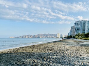Am Strand, Strandtücher
