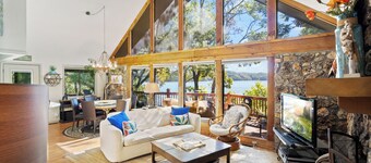 Woodmont Point - Wooded Private Lakefront Retreat with Deep Cove Dock and Great Swimming!