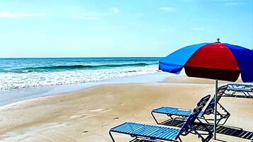 On the beach
