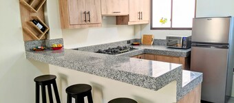 Newly-built 1-storey House, 3 Bdrms + 2 Bthrms, Hot Showers - Secure Bungalow