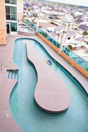 Indoor pool, outdoor pool - Cozy, clean 1 bedroom oceanfront condo in Laguna Keyes.  (North Myrtle Beach)