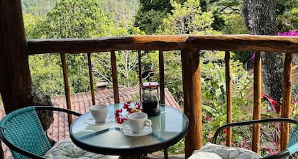 Romantic Luxury Villa La Fortuna with infinity pool ,mountain view .