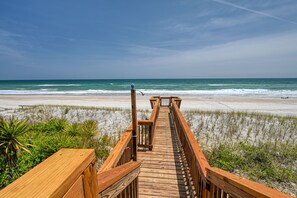 On the beach
