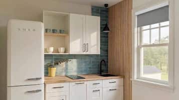 Microwave, oven, coffee/tea maker, toaster