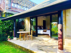 Outdoor dining - 3Bedroom Villa Queen With Stunning Rice Field (Gianyar)