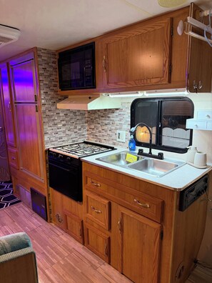 Microwave, oven, stovetop, dishwasher - Natural Rv, the perfect hiding place to disconnect (Miami)