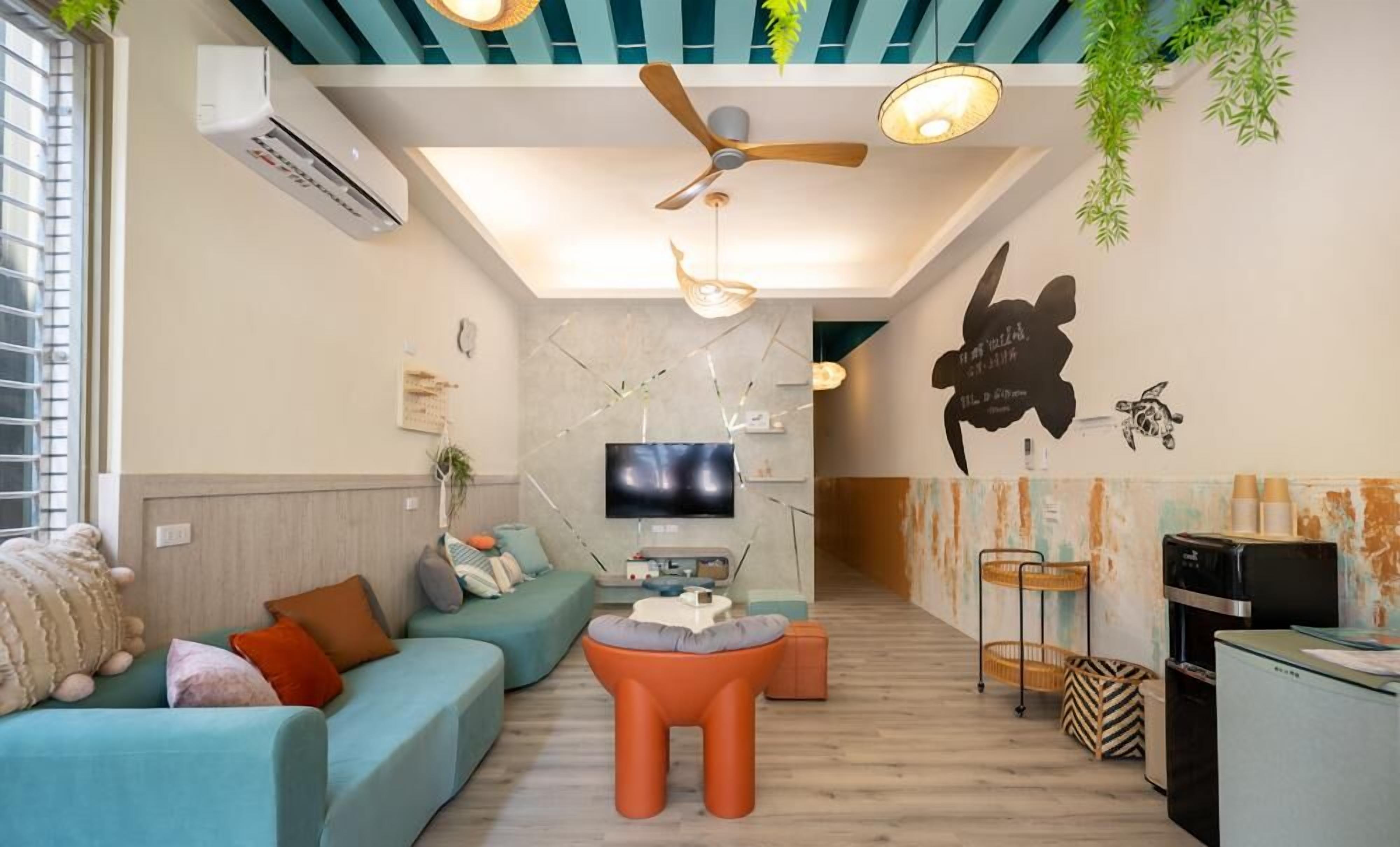 Sala de estar en el lobby