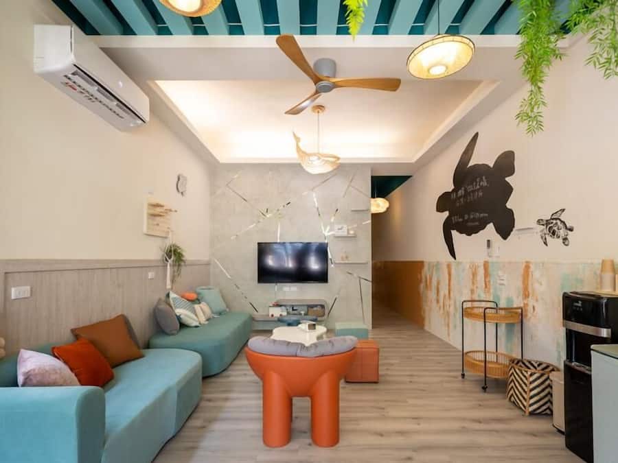 Coin salon dans le hall