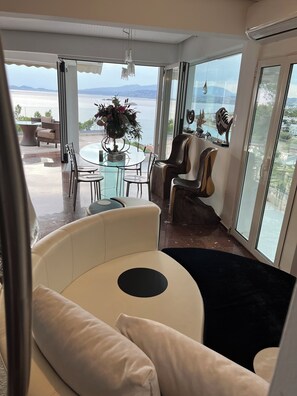 Apartment | View from property - Luxurious 2-bed Seaside Apartment in Saronida (Saronikos)