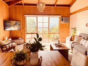 Smart TV, books, video library - Mountain View Spa Cottage (The Basin)