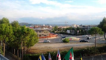 Vue depuis lâhĂ©bergement