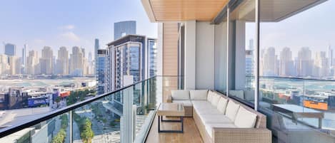 Luxury Apartment, 2 Bedrooms, Balcony, Sea Facing | Balcony