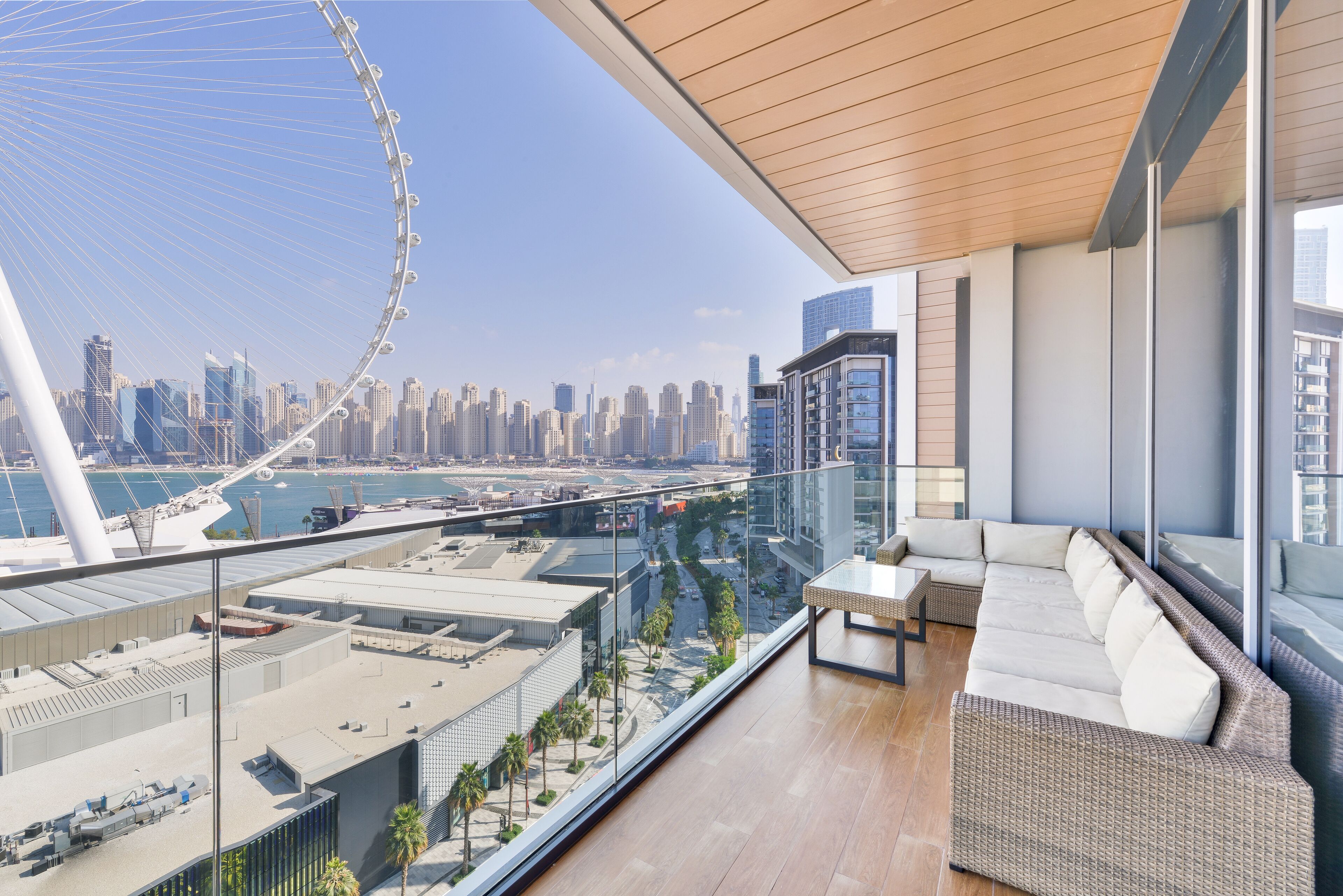 Luksus-lejlighed - 2 soveværelser - balkon - mod havet | Balkon