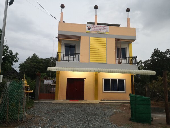 Majoituspaikan julkisivu