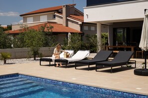 Beheizter Pool
