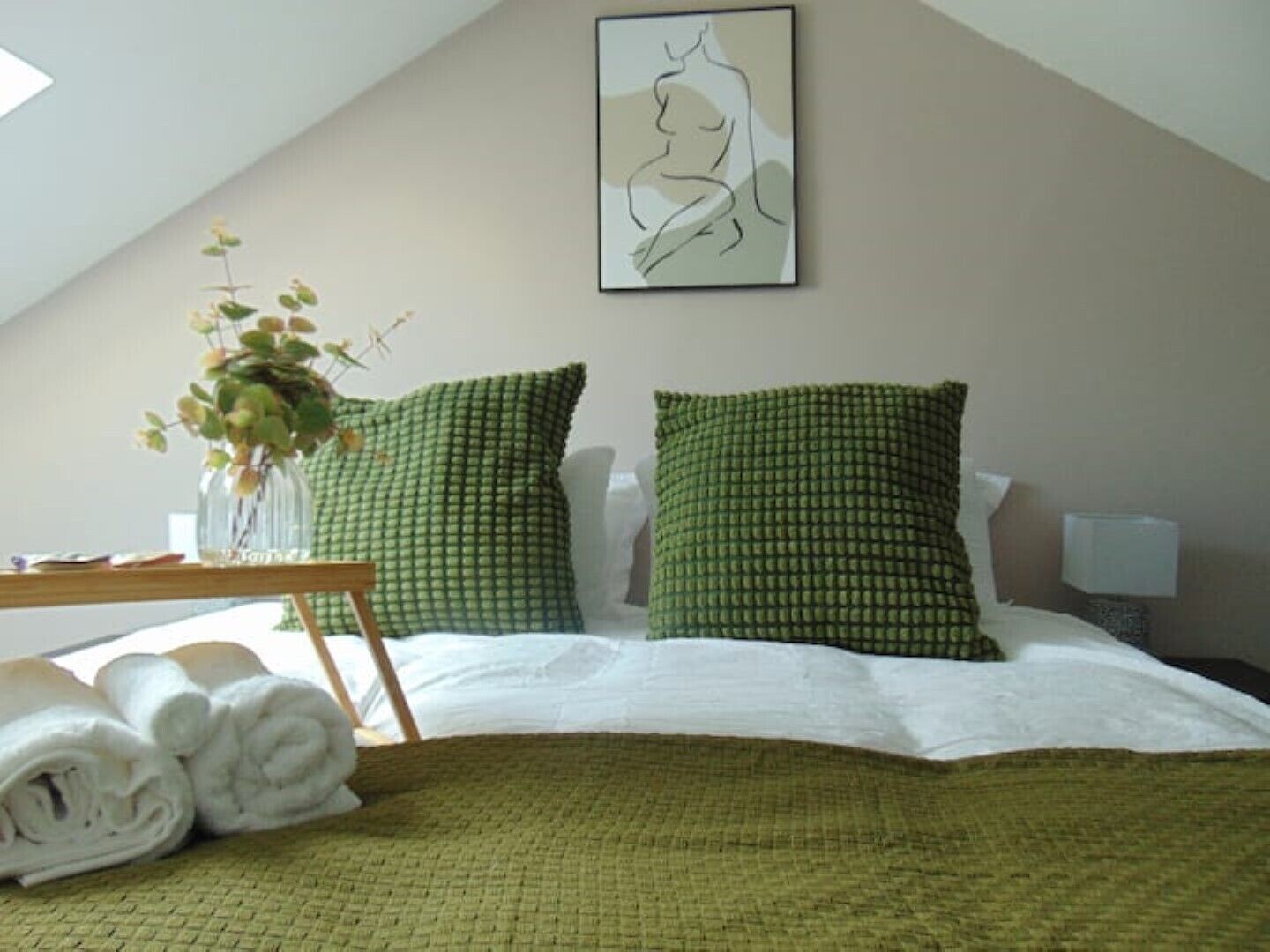 2 chambres, fer et planche à repasser, Wi-Fi, draps fournis