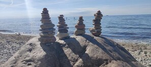 Tæt på stranden