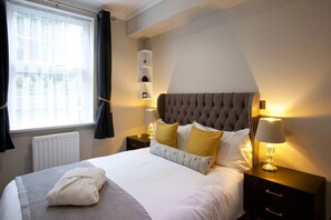 Desk, iron/ironing board, travel cot, free WiFi