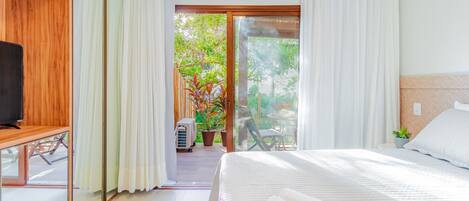 Lägenhet | 1 sovrum, mörkläggningsgardiner, strykjärn/strykbräda och gratis wi-fi