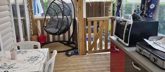 3-BEDROOM MH IN COMFORTABLE 4-STAR CAMPSITE WITH BELVEDERE WINTER GARDEN