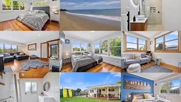 3 bedrooms, desk, iron/ironing board, travel cot