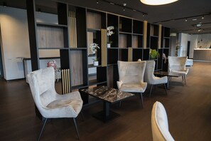 Sitteområde i lobbyen