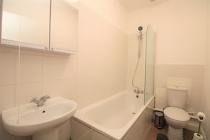 Free toiletries, hair dryer, towels, soap