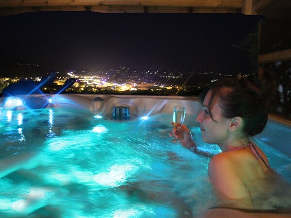 Idromassaggio all'aperto