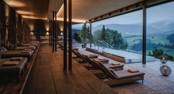 Bañera de hidromasaje al aire libre