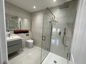 Shower, hair dryer, towels, soap - Beautifully appointed One Bed Apartment. Near Richmond Park, and Kew Gardens. (Twickenham)