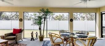 St. Johns. Spacious Designer Home w Private Lanai, Porcelain Tile throughout.