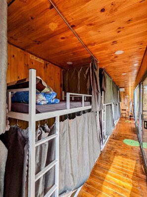 Blackout curtains, iron/ironing board, free WiFi