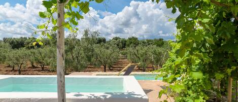 Seasonal outdoor pool