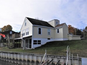 Exterior - The Cape: Waterfront Home on Cayuga Lake (Seneca Falls)