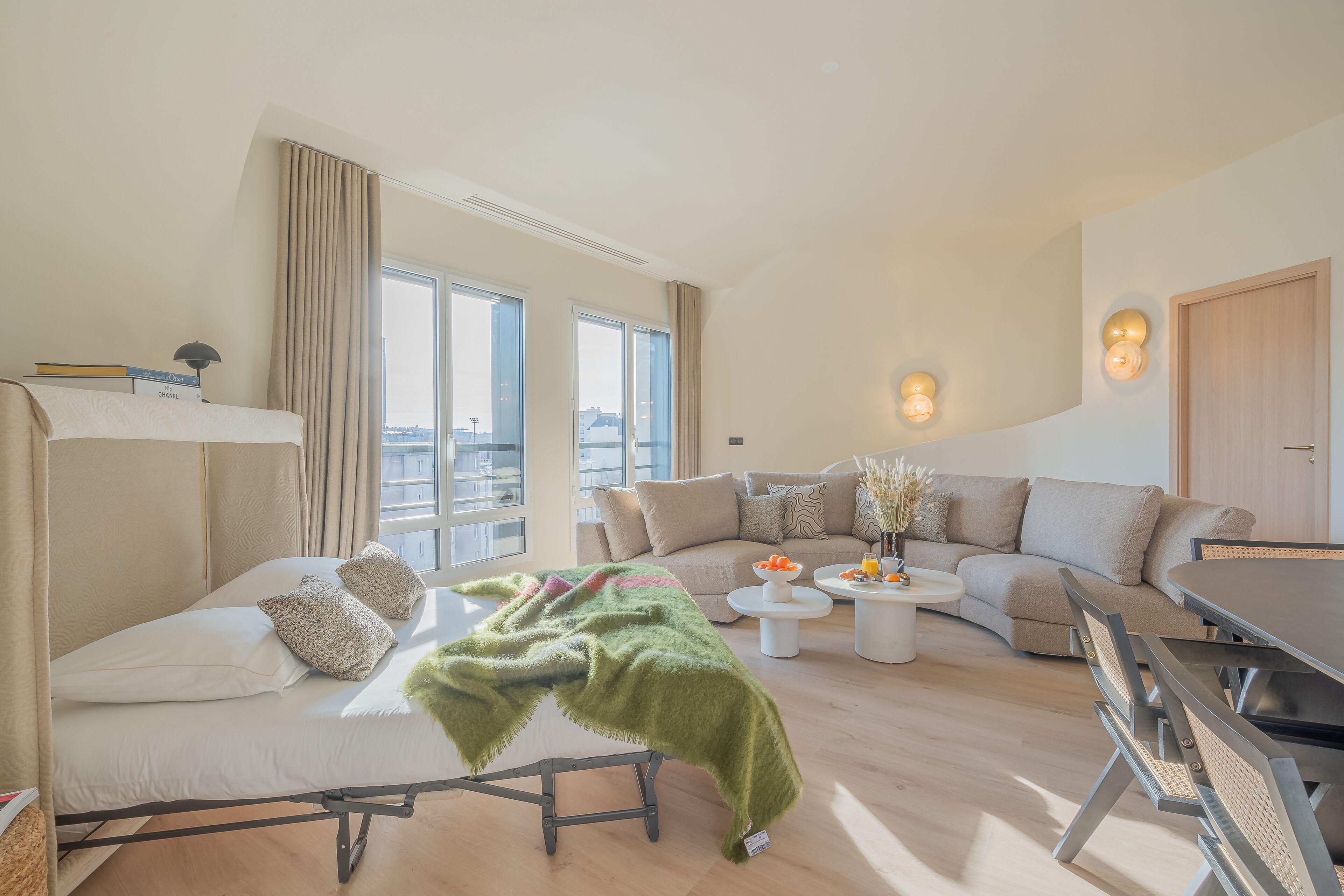 Duplex Apartment with terrace - 90m2 | 埃及棉床单、高档床上用品、加厚床垫、迷你吧