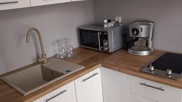 Departamento urbano | Cocina privada | Tetera eléctrica