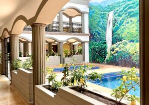 In-room safe, iron/ironing board, bed sheets - Hotel Real Cocula (Cocula)