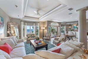 Smart TV, books, stereo, computer monitors