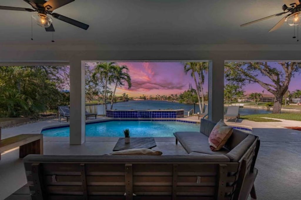 Piscine extérieure, piscine chauffée