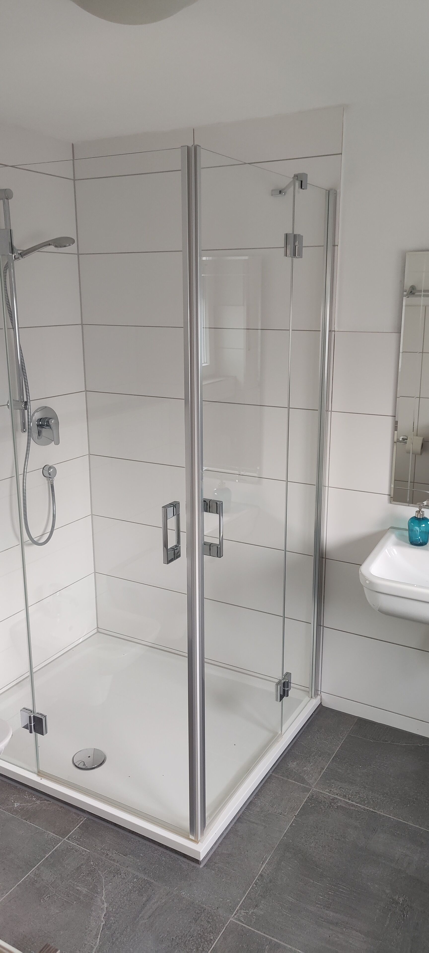 Haartrockner, Bidet, Handtücher, Seife