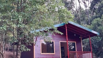 Cabaña Deluxe | 1 habitación, ropa de cama de alta calidad, edredón y escritorio