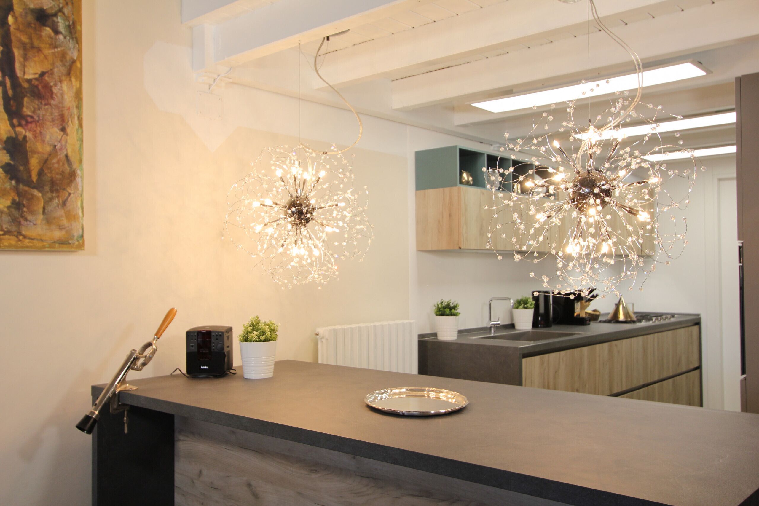 Frigorífico, horno, lavavajillas y cafetera o tetera