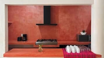 Microwave, stovetop, toaster, rice cooker