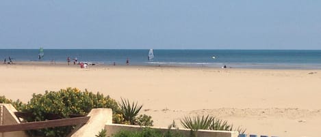 Aan het strand